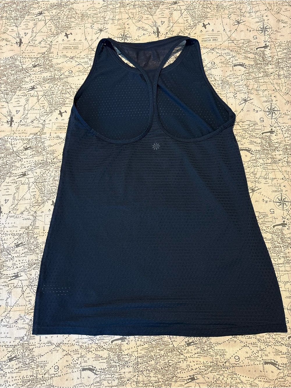 Athleta Navy Racerback Performance Tank - Picture 3 of 4